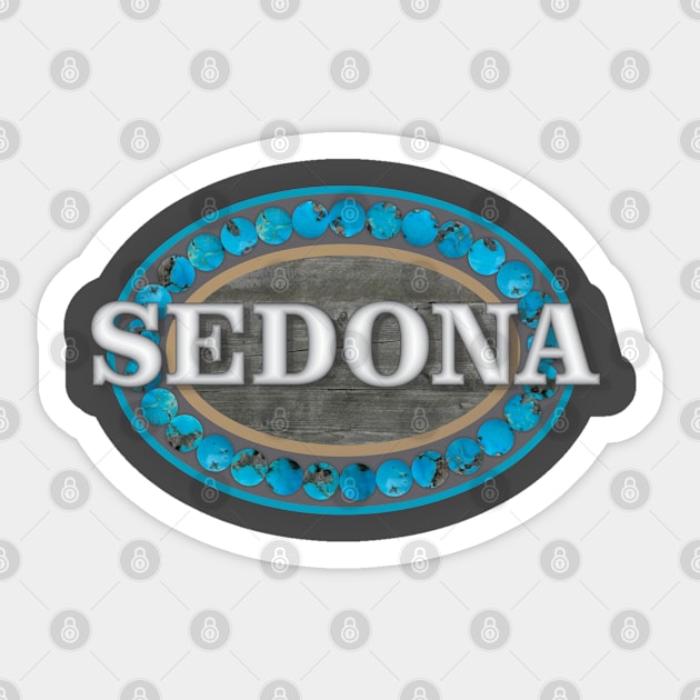 Sedona Sticker by Dale Preston Design